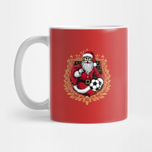 Christmas Santa Soccer player 09 Mug